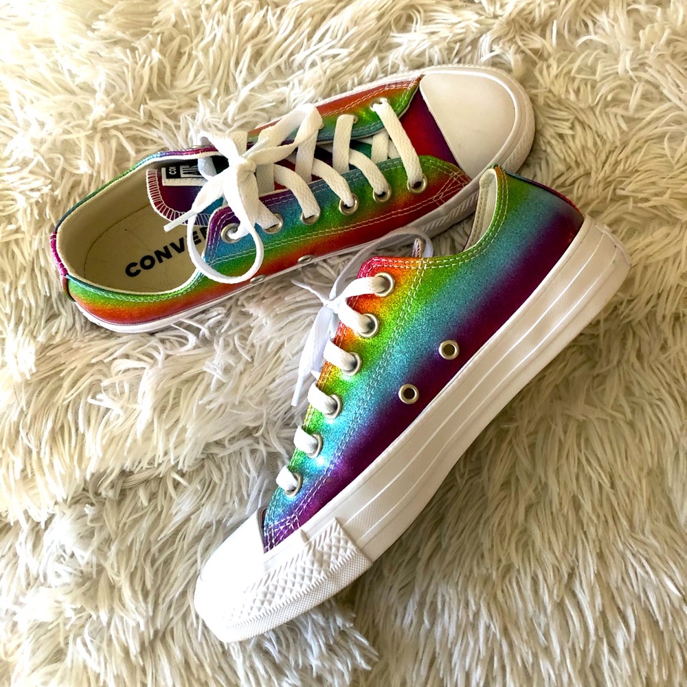 Low RAINBOW/GLITTER Converse